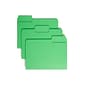 Smead SuperTab® File Folder, 3 Tab, Letter Size, Green, 100/Box (11985)