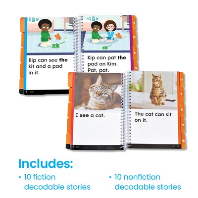 hand2mind Guided Phonics + Beyond Unit 2 Decodable Resource Book (96952)