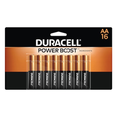 Duracell Coppertop AA Alkaline Battery, 16/Pack (MN1500B16)