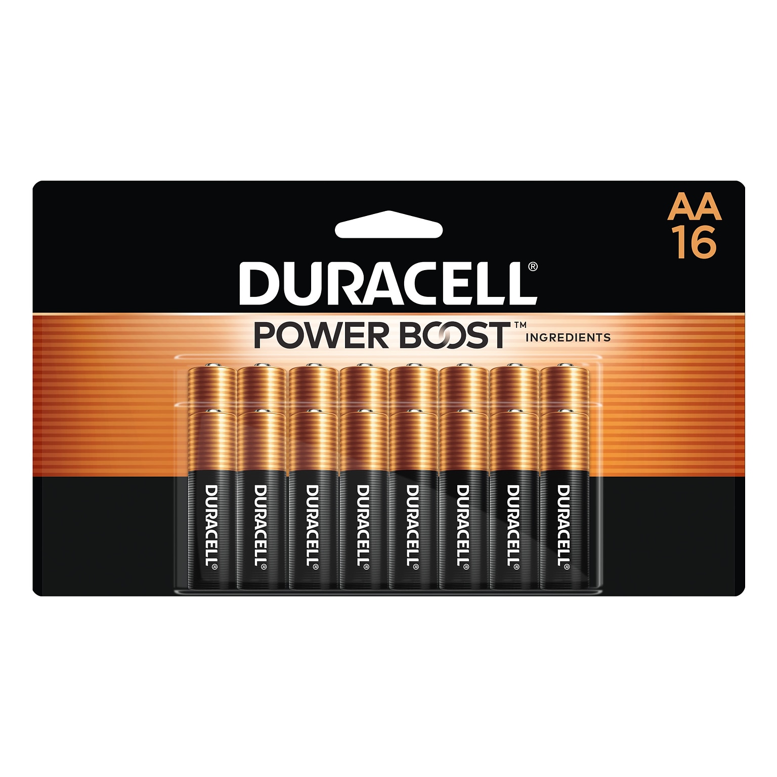 Duracell Coppertop AA Alkaline Battery, 16/Pack (MN1500B16)