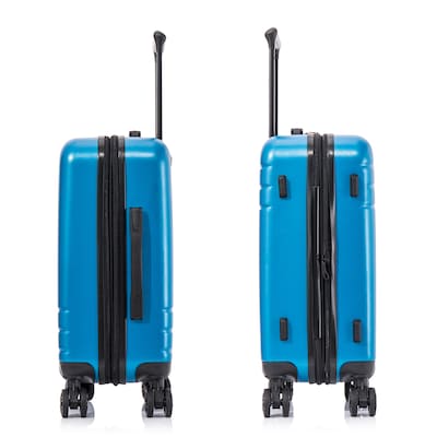 DUKAP Zahav 21.04" Hardside Carry-On Suitcase, 4-Wheeled Spinner, TSA Checkpoint Friendly, Teal (DKZAH00S-TEA)