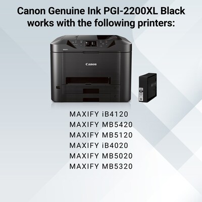 Canon PGI-2200 XL Black High Yield Ink Cartridge (9255B001)