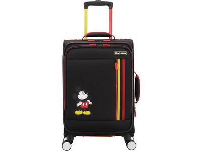 American Tourister Disney Mickey Polyester Carry-On Luggage, Multicolor (139461-4450)
