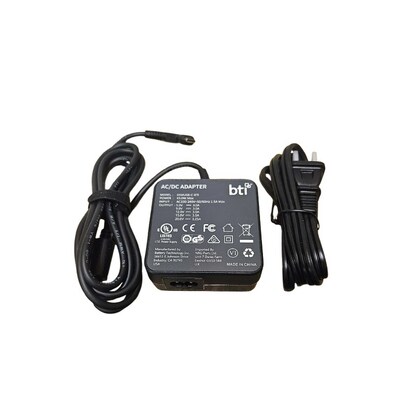 BTI 65W USB-C AC Adapter for Multiple Laptops, Black (65WUSB C BTI)