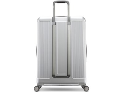 Samsonite 23" Hardside Carry-On Suitcase, 4-Wheeled Spinner, TSA Checkpoint Friendly, Silver  (139024-7378)