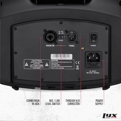 Lyxpro Small PA Speaker Monitor (LYXSPA5.5)