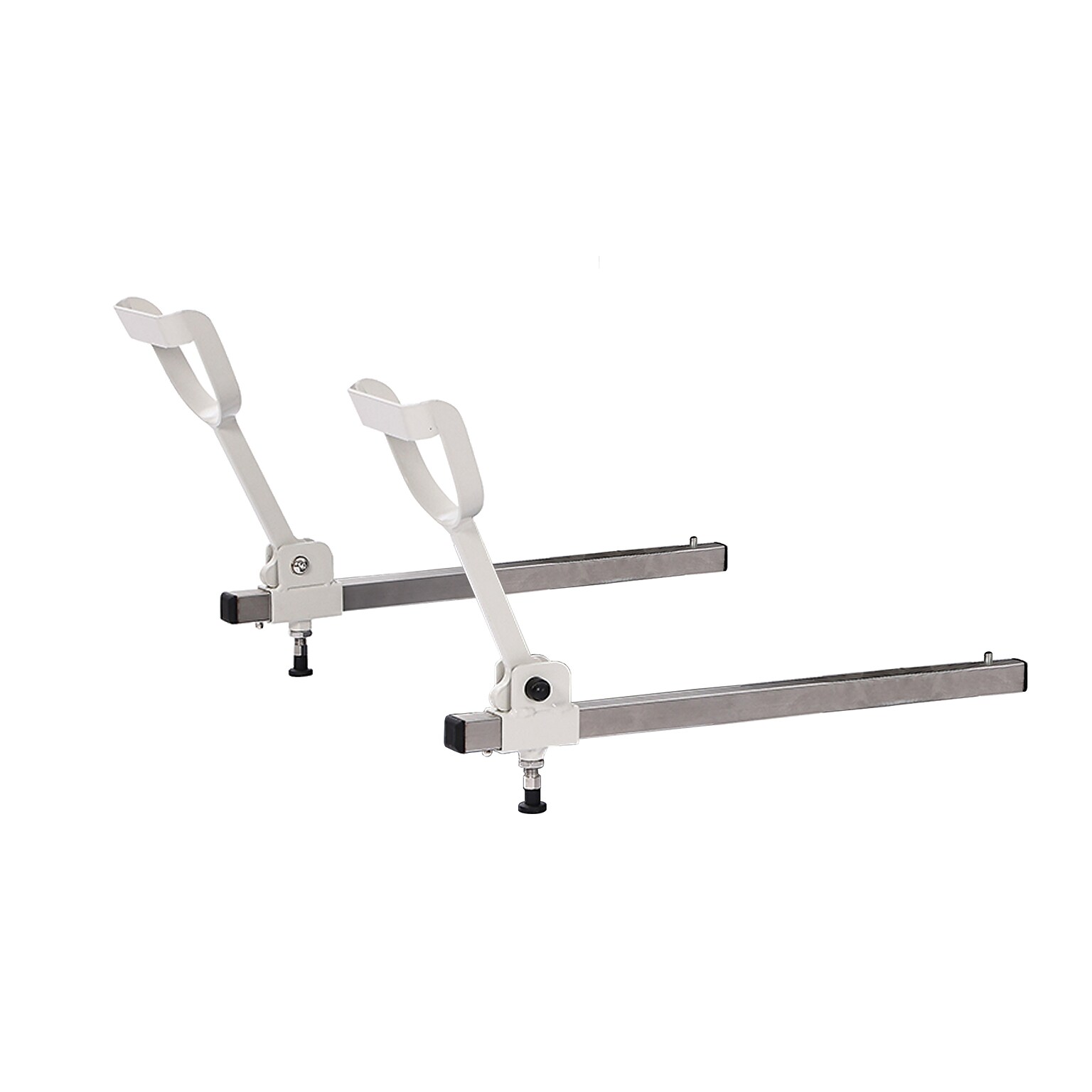 Viva Comfort Adjustable Exam Table Stirrups, White (ADI903-04-STIR-MK)