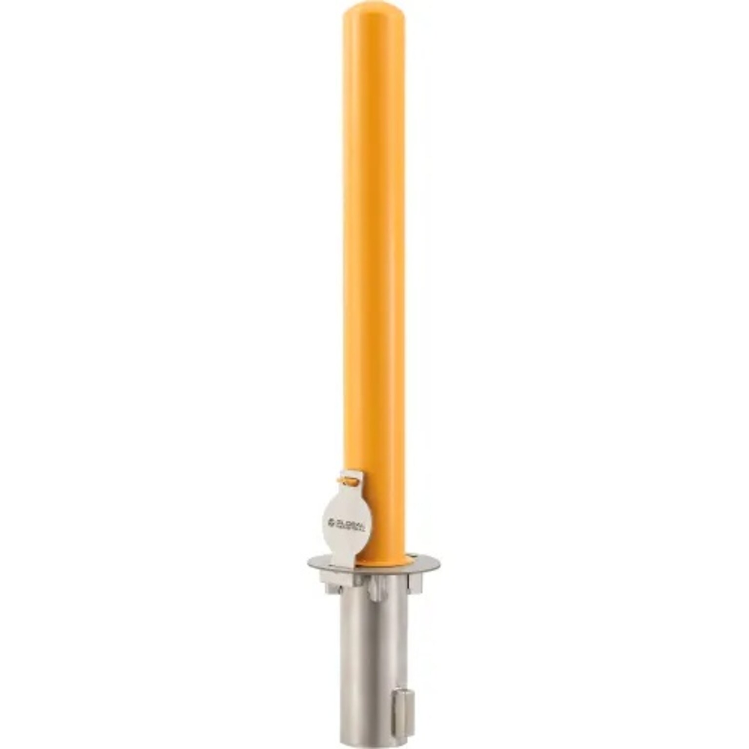 Global Industrial Removable Bollard W/Flush Mount Sleeve, 6D x 36H (670518)