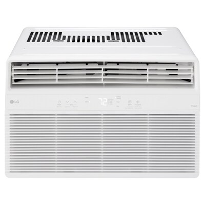 LG ThinQ 115-Volt 8000 BTU Window Air Conditioner with Remote, WiFi Enabled, White (LW8024RSM)