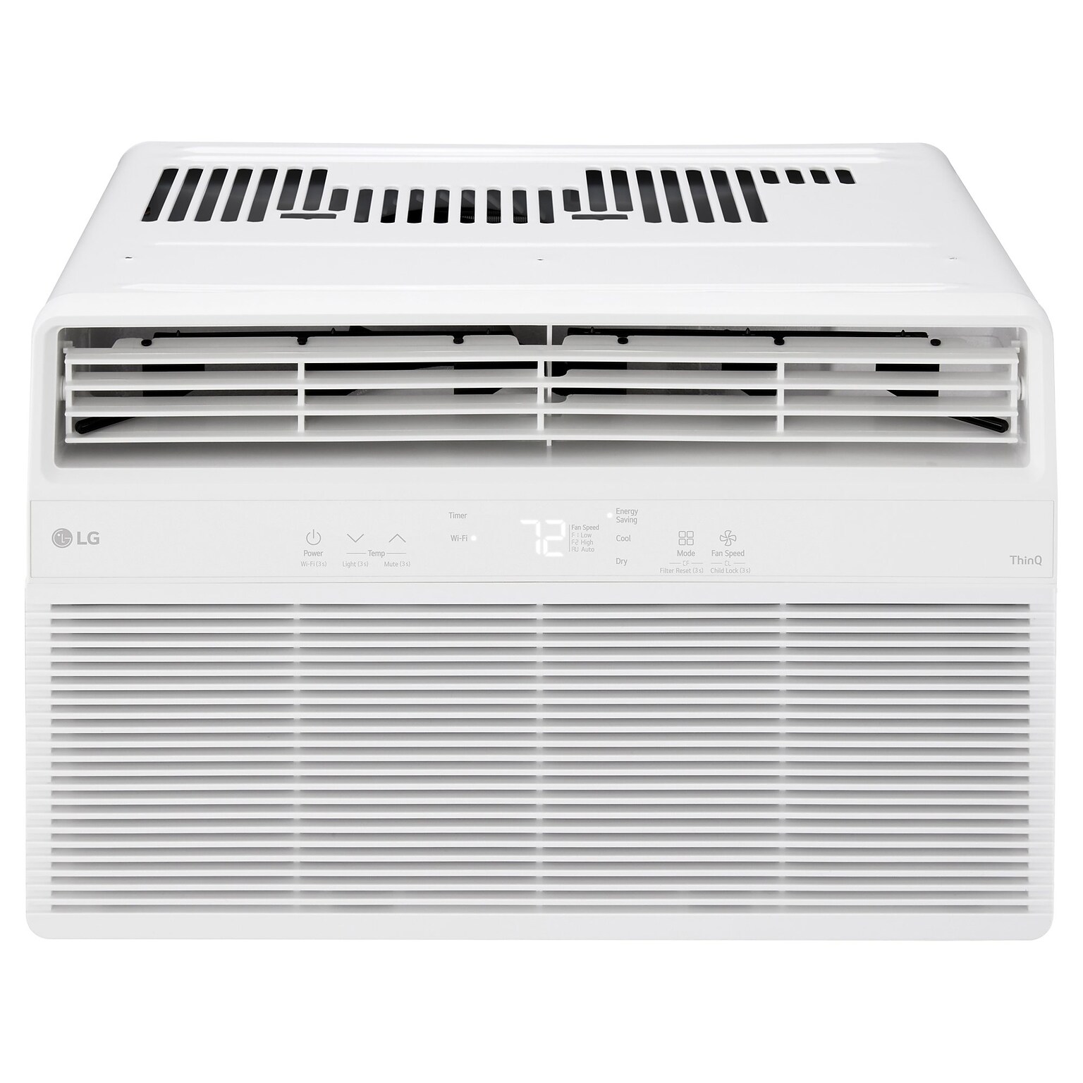 LG ThinQ 115-Volt 8000 BTU Window Air Conditioner with Remote, WiFi Enabled, White (LW8024RSM)