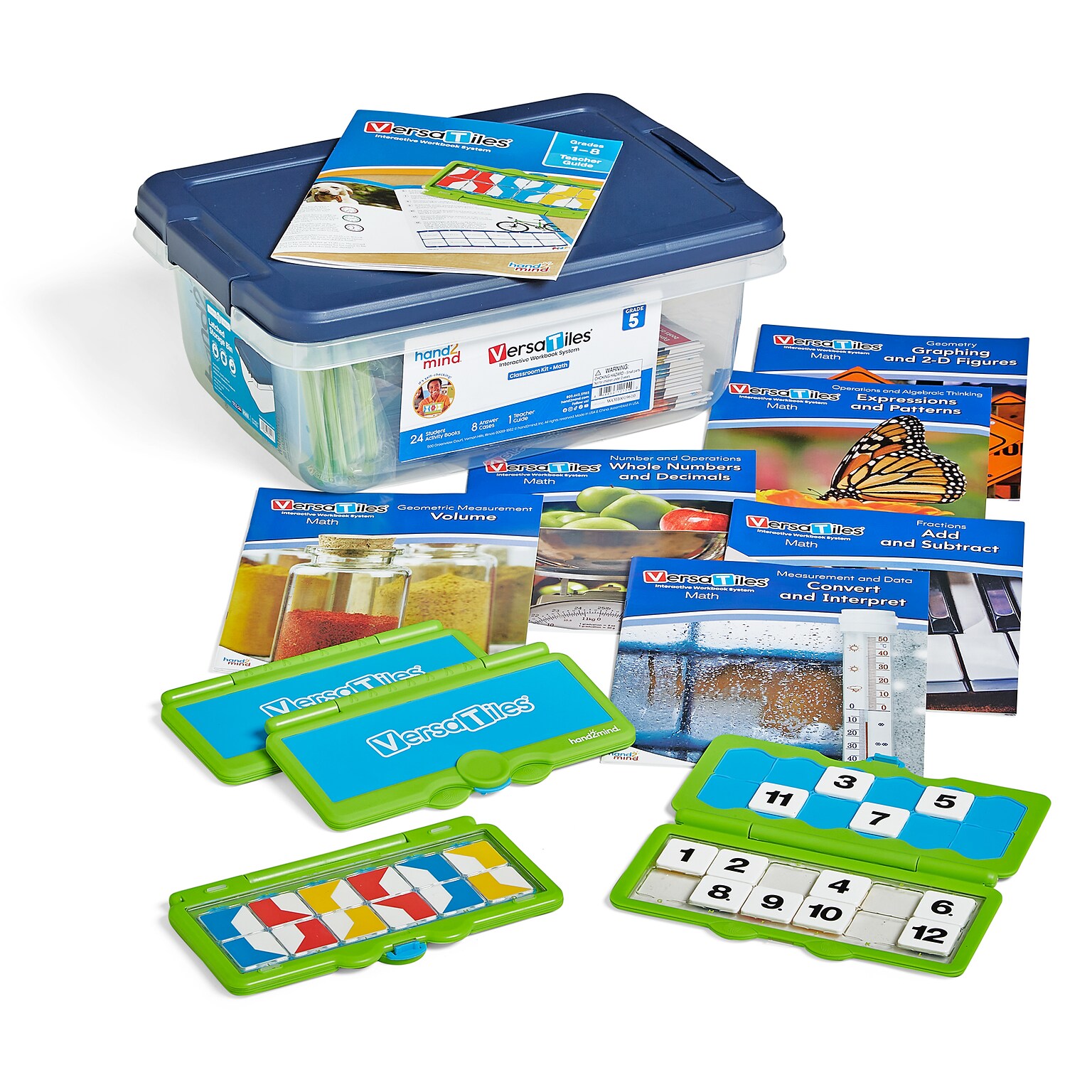 hand2mind VersaTiles Grade 5 Math Classroom Kit (H2M-84696)