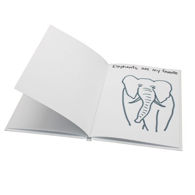 Hayes Publishing Hardcover Blank Book, 8-1/2 x 11 Portrait, Class Pack 12 (H-BK112)