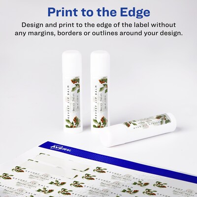Avery Laser/Inkjet Rectangle Multipurpose Labels, 1.75"  x 0.6667", Glossy White, 2200/Box (94209)