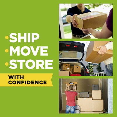 Scotch Sure Start Shipping Packing Tape with Dispenser, 1.88" x 22.2 yds., Clear (145)