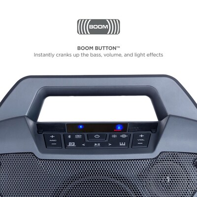 ION Game Day Primetime Wireless Bluetooth Portable Speaker, Water Resistant, Black (GAMEDAYPRIM)