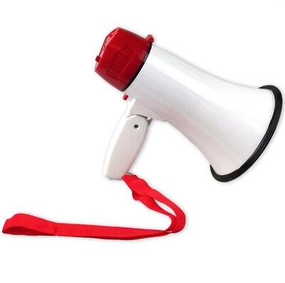 Compact Megaphone With Siren