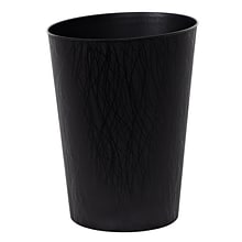 Hefty Decorative Wastebasket, 2.3 Gallons, Black, 2/Pack (HFTCOM672075-2)