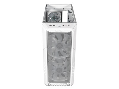 Cooler Master HAF 500 ATX Mid-Tower Computer Case, White (H500-WGNN-S00)