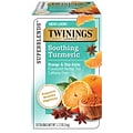 Twinings Soothe Decaf Orange and Star Anise Herbal Tea Bags, 18/Box (F15007)