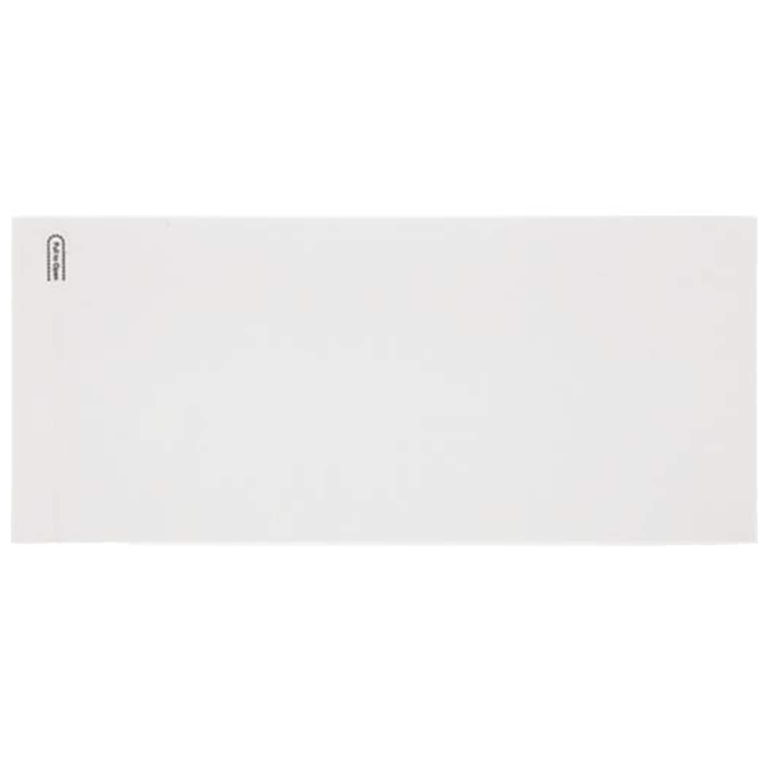 LUX #10 Business Envelope, 4 1/2 x 9 1/2, White, 1000/Pack (WS-2592-1M)