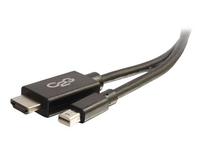 C2G 6 Mini DisplayPort to HDMI Audio/Video Monitor Cable, Black (54421)