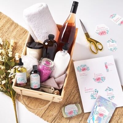 Avery Laser/Inkjet Waterproof Multipurpose Rectangle Labels, 8.5" x 11", White, 25 Labels/Pack (94269)