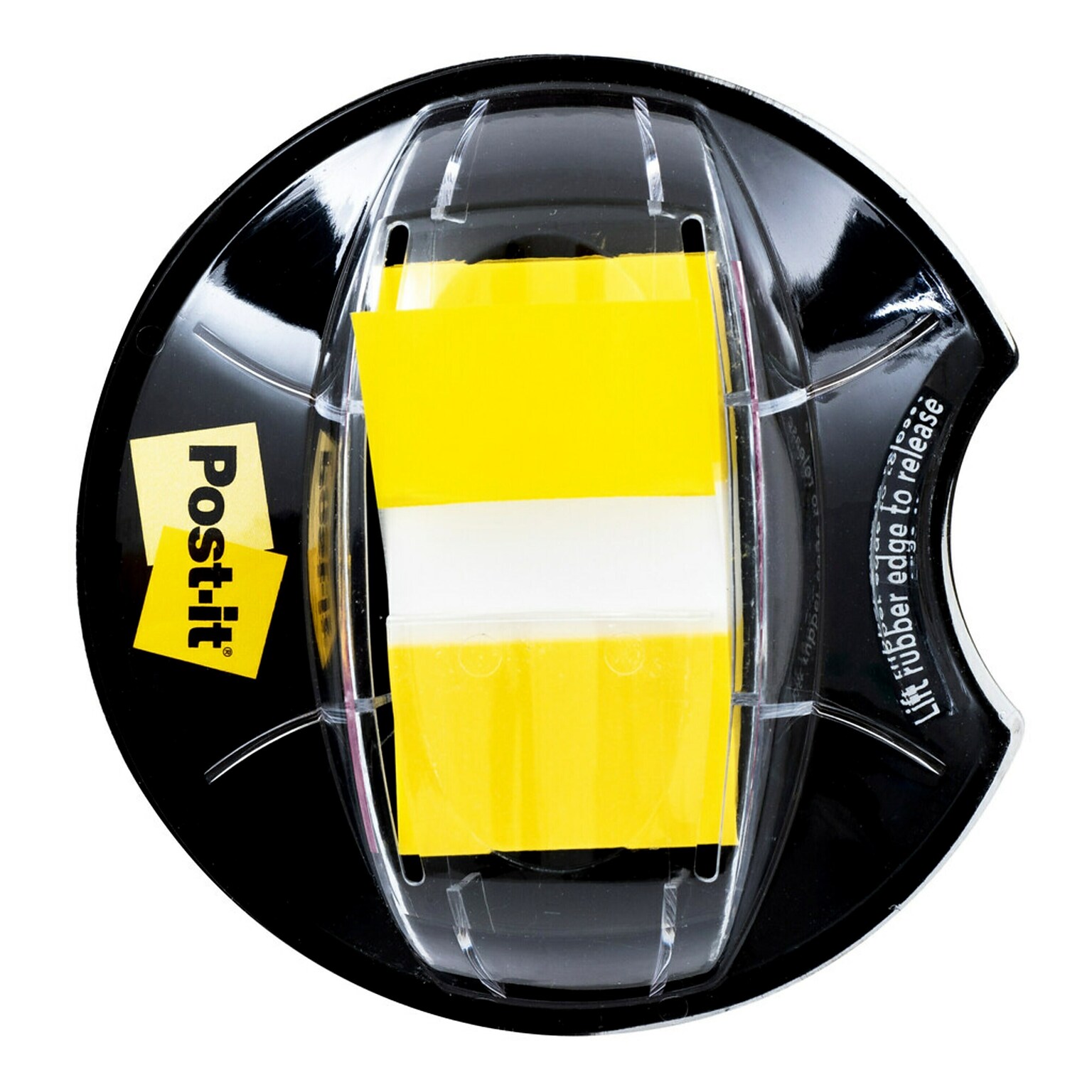 Post-it® Flags, 1 Wide, Yellow, 200 Flags/Pack (680-HVYW)
