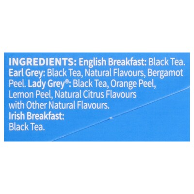 Twinings Assorted Black Tea Bags, 20/Box (F05320)