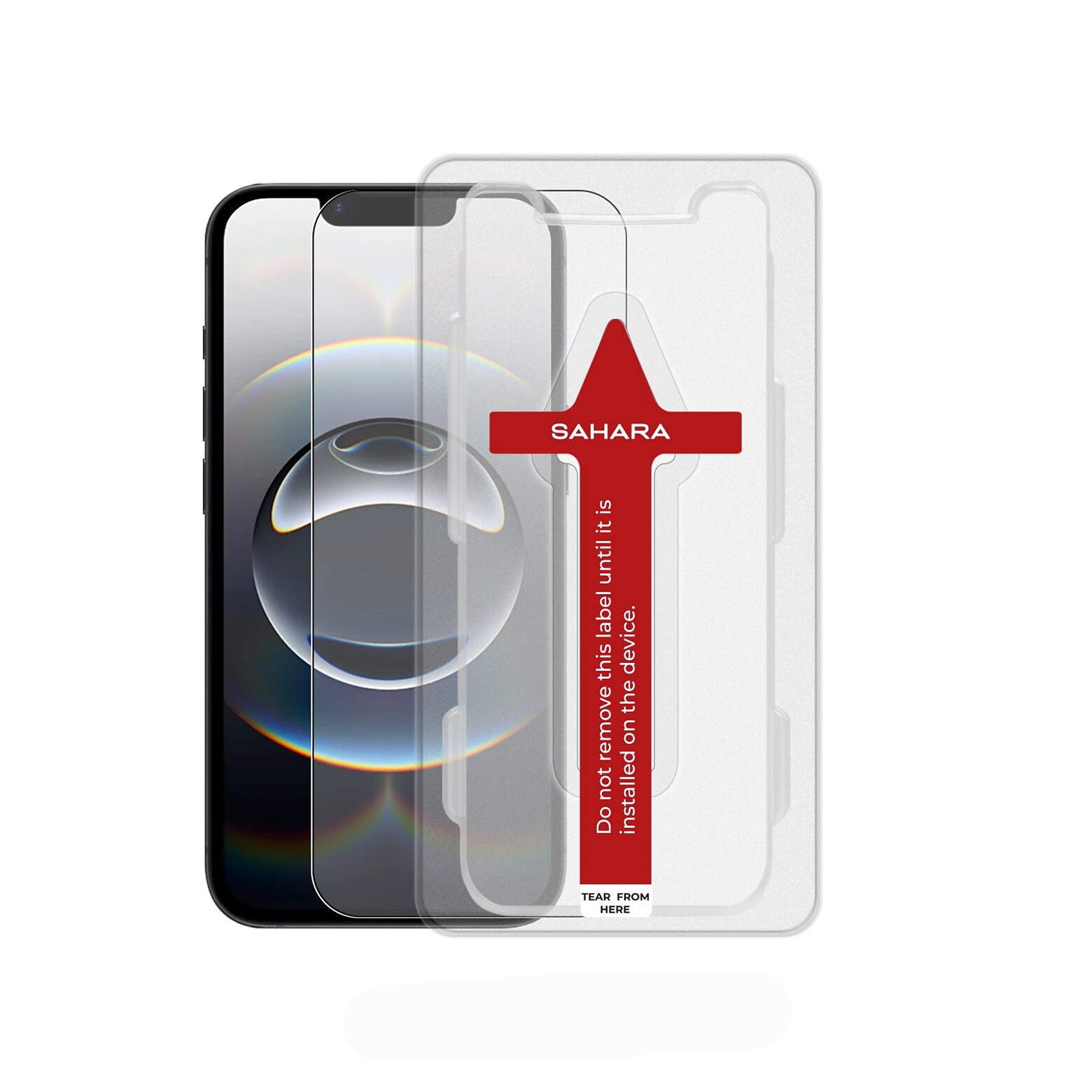 SaharaCase ZeroDamage Tempered Glass Screen Protector for iPhone 16e (ZD00167)