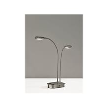 Adesso Eternity LED Desk Lamp, 20.75, Brushed Steel (5026-22)