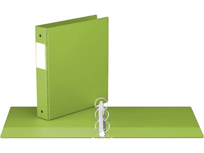 Davis Group Premium Economy 1 1/2 3-Ring Non-View Binders, Lime Green, 6/Pack (2312-24-06)