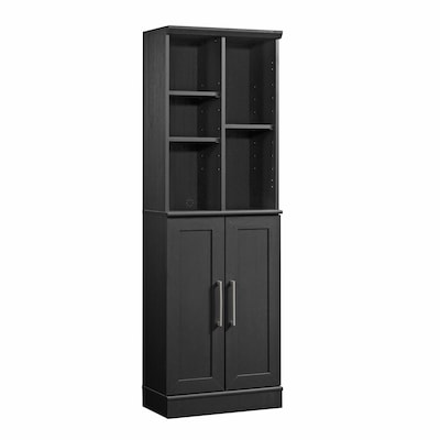 Sauder HomePlus 71H Storage Cabinet with 6 Shelves, Raven Oak (435131)
