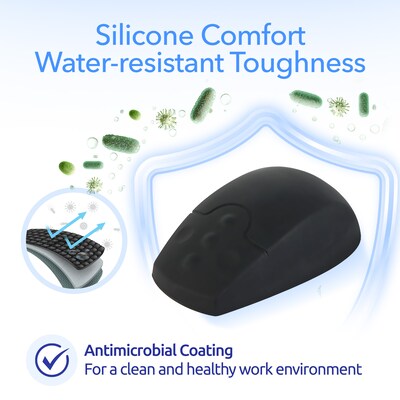 Delton M44 Wireless Optical Mouse, Black (DMSWM44-WB)