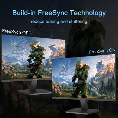 Sansui 27" FHD 120Hz IPS Adaptive Sync Monitor, Tilt Adjustable, Black (ES-27F2)