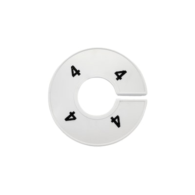 Nahanco Size 4 Plastic Dividers, White (CWB4)