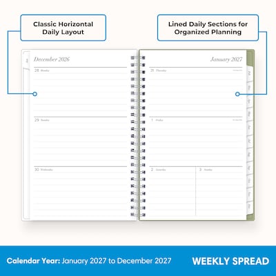 2027 Blue Sky 5 x 8 Weekly & Monthly Planner (164263)