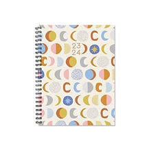 2023-2024 Willow Creek Luna 6.5 x 8.5 Academic Weekly & Monthly Planner, Paperboard Cover, Multico