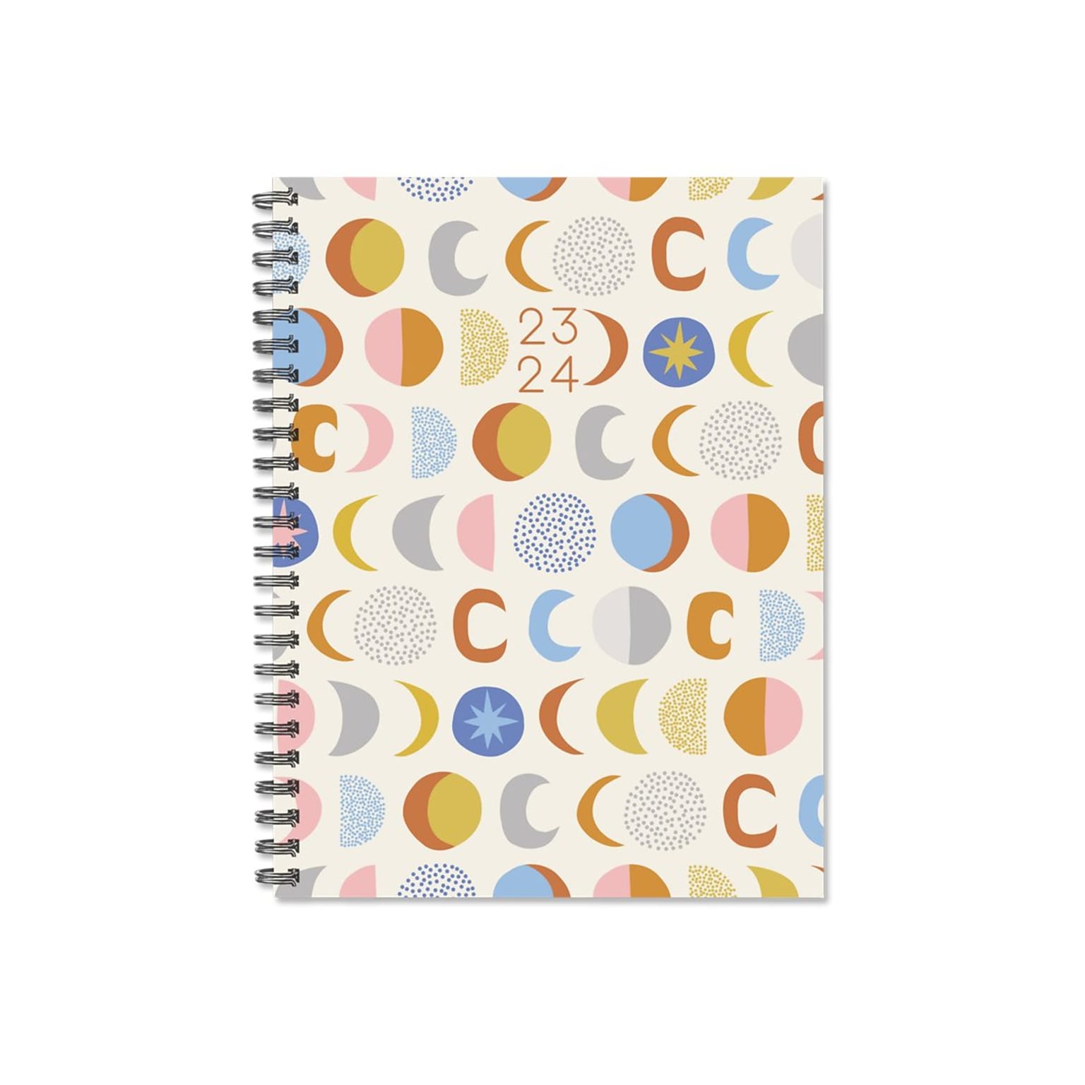 2023-2024 Willow Creek Luna 6.5 x 8.5 Academic Weekly & Monthly Planner, Paperboard Cover, Multicolor (38215)