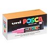uni POSCA Water-Based Paint Marker PC-8K, Broad Chisel Tip, Fluorescent Yellow (63831)