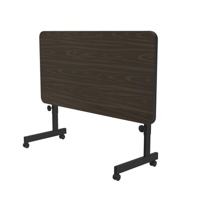 Correll Folding Table, 48"x24" , Walnut (FT2448TF-01)