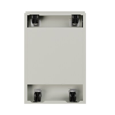 2-Drawer Mobile File Cabinet, Gray, 23" Deep (19307)