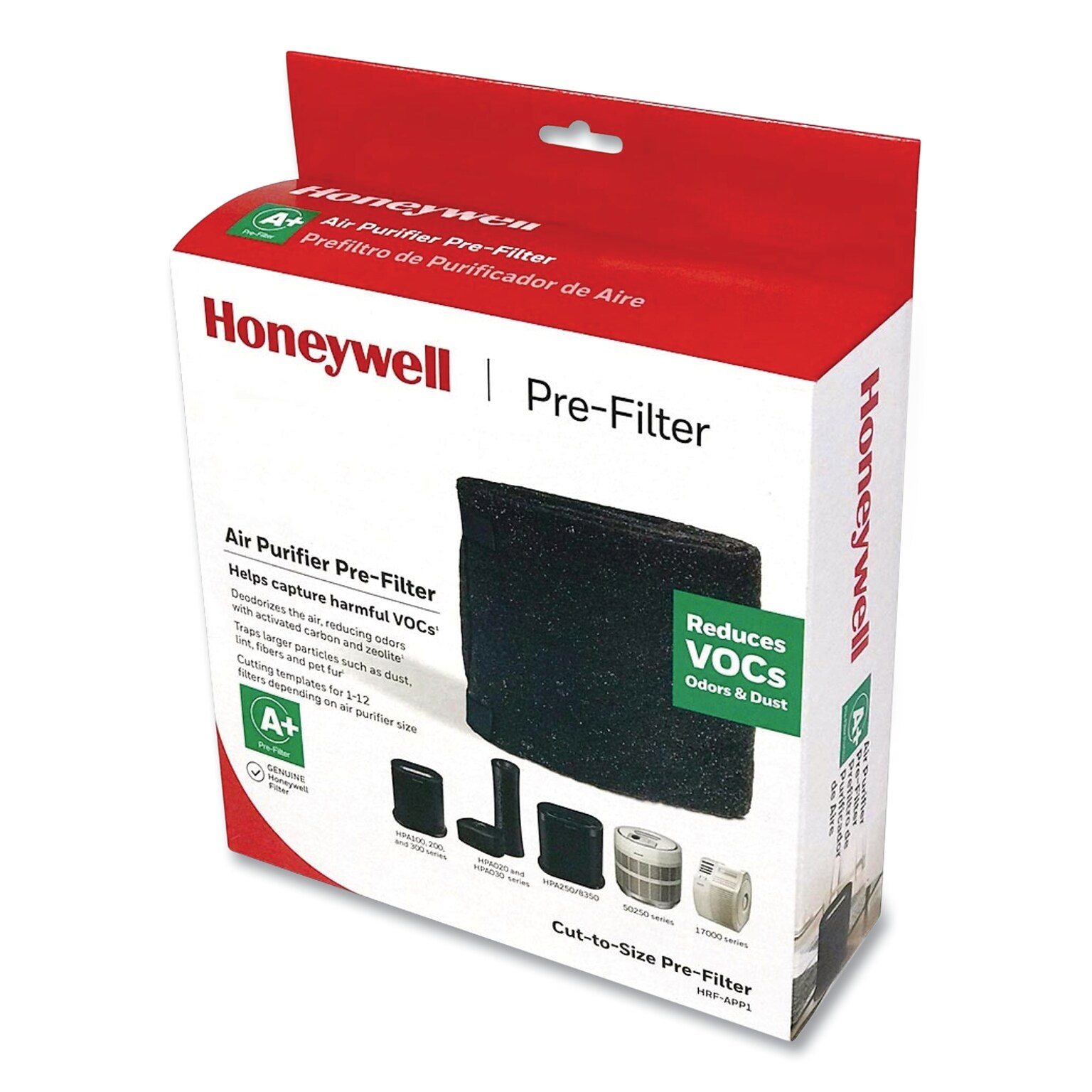 Honeywell A Plus Household Odor and Gas Reducing Universal Pre-Filter (HRFAPP1V1)