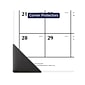2024 AT-A-GLANCE 21.75" x 17" Monthly Desk Pad Calendar, Black/Red (SK1170-00-24)