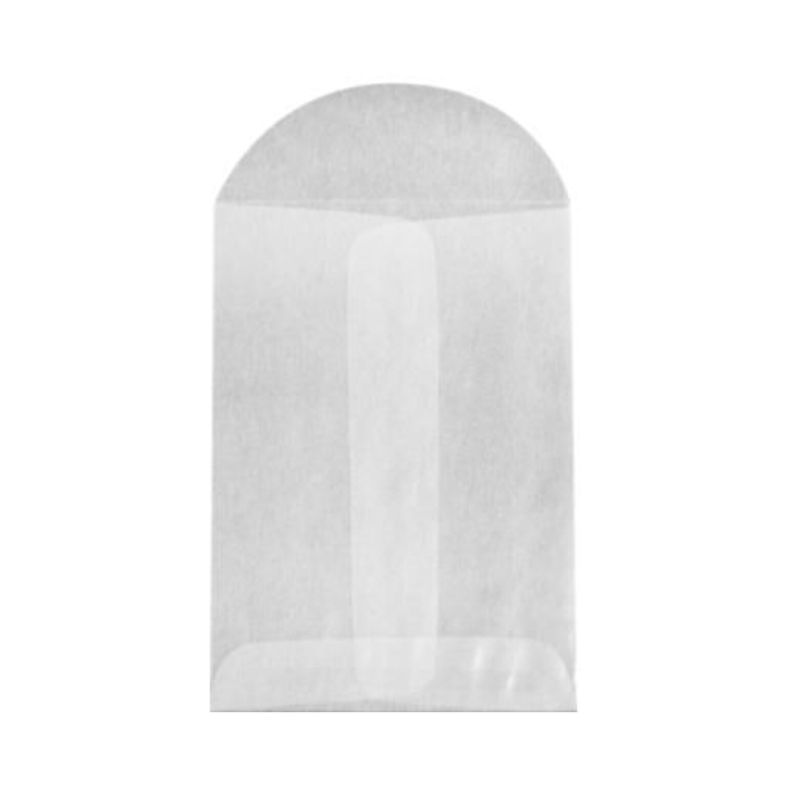 JAM PAPER Open End Envelopes, 3 x 4 1/2, Glassine, 50/Pack (GLASS-19-50)