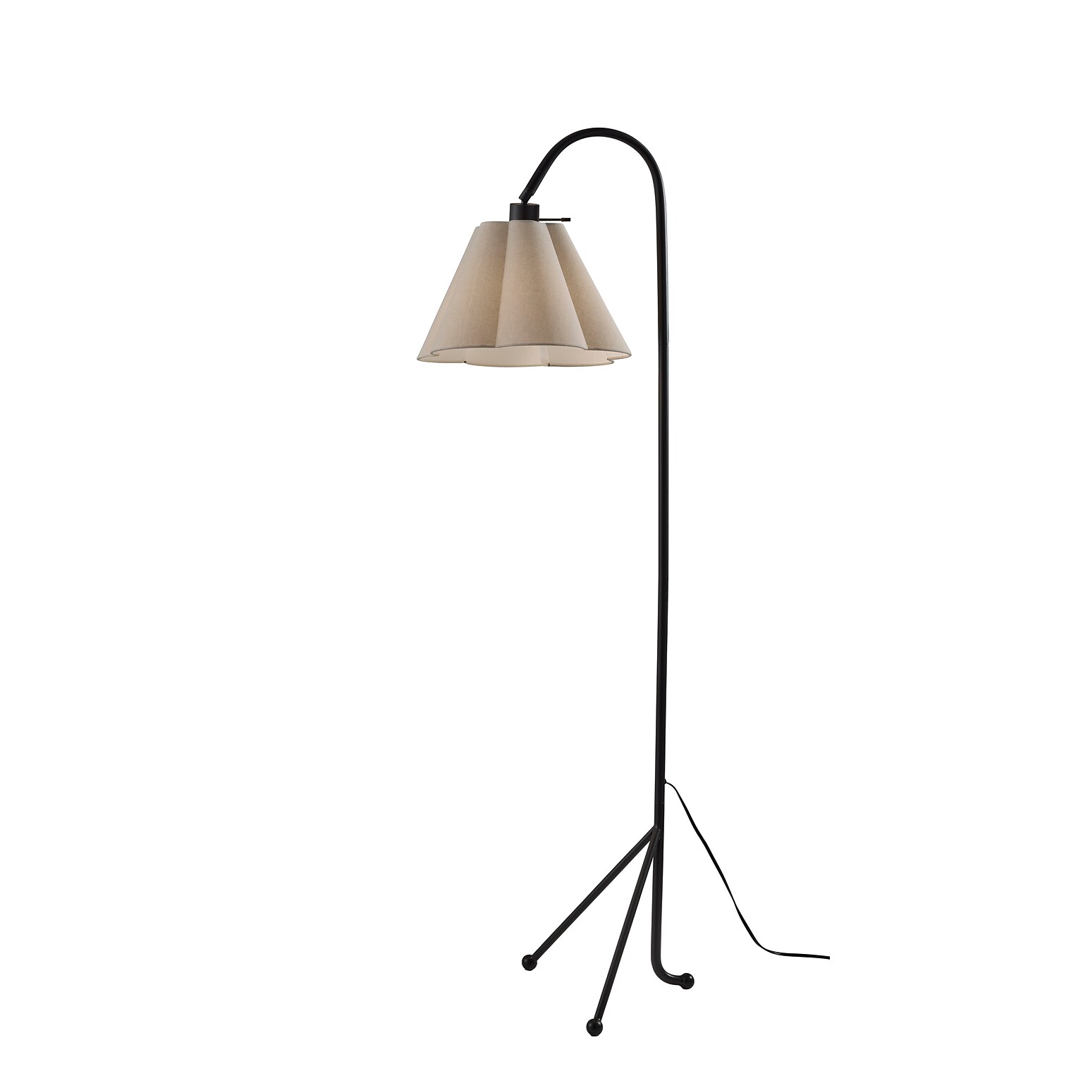 Adesso Kendra 62 Floor Lamp with Empire Shade (9409-01)