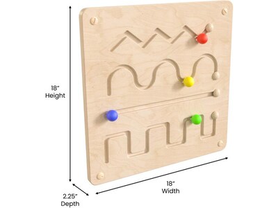 Flash Furniture Bright Beginnings Lines and Patterns STEAM Wall Activity Board (MK-ME03713-GG)