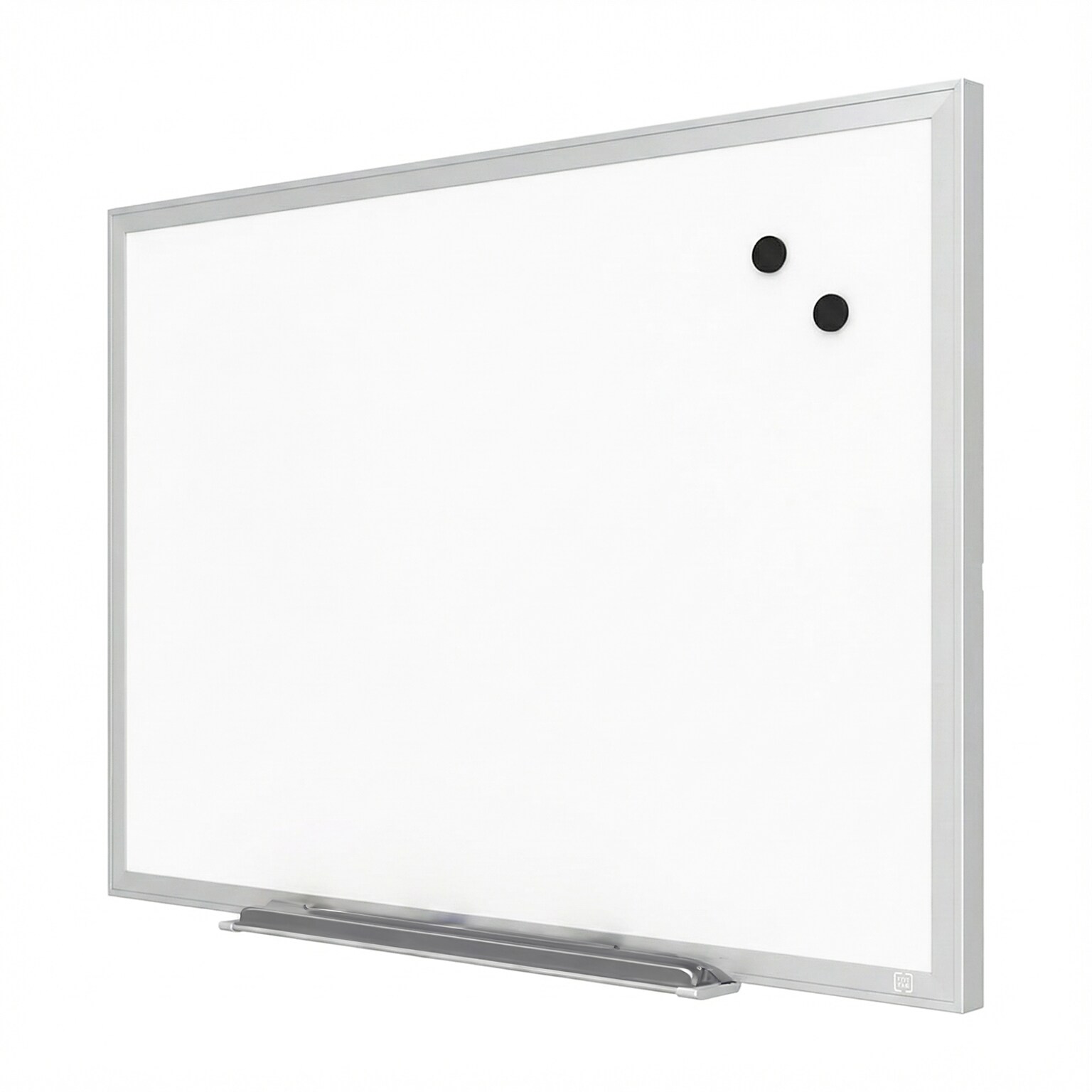 TRU RED™ Magnetic Steel Dry Erase Board, Satin Frame, 2 x 2 (TR61179)