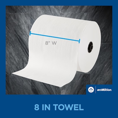 enmotion Hardwound Paper Towels, 1-ply, 700 ft./Roll, 6 Rolls/Carton (89420)