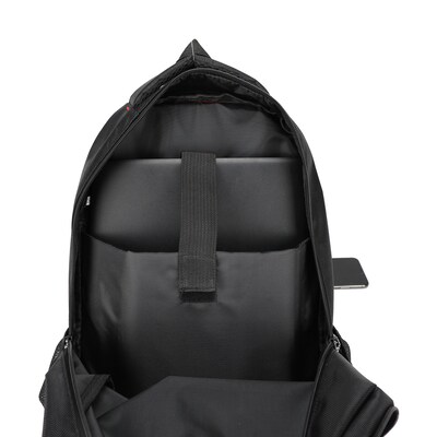 DUKAP NORIC Executive Laptop Compatible Backpack, Medium, Black (BDK-NOR-BLK)