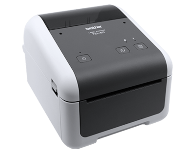 Brother TD-4420DN 4.3” Desktop Network Barcode Label Printer and 4 Rolls of 4" x 6" Labels